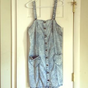Hot Topic Denim Heart Pocket Dress